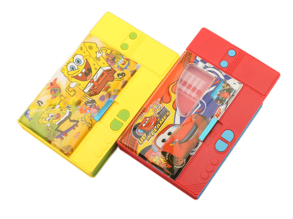 جامدادی کتابی دکمه ای