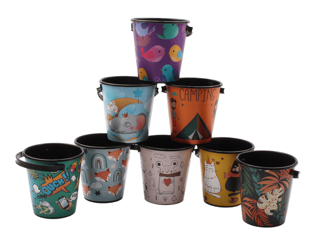 سطل دسته دار پلاستیکی (سایز کوچک)