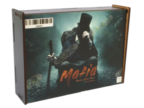 بازی فکری مافیا با جعبه و کارت های چوبی