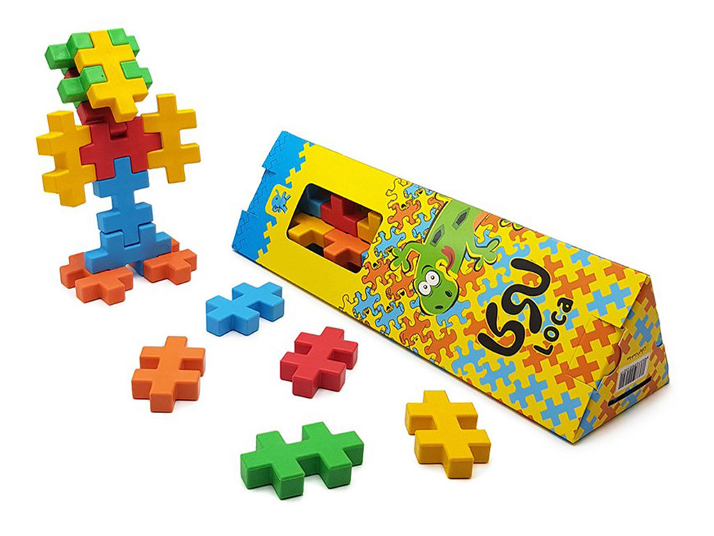 بازی ساختنی لوکا 15 قطعه هوپا hoopa