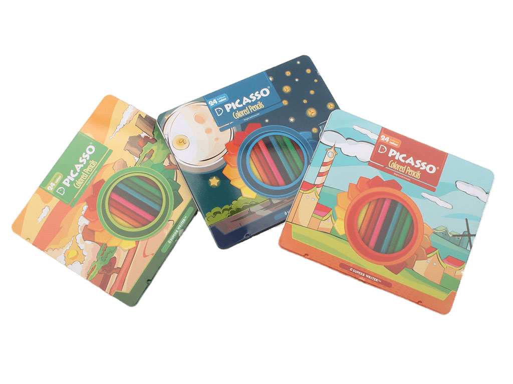 مداد رنگی 24 رنگ Picasso