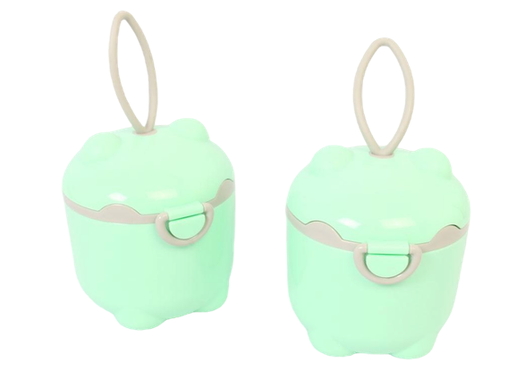 ظرف ذخیره شیر خشک پیمانه دار نوزادی و انبار غذای کودک