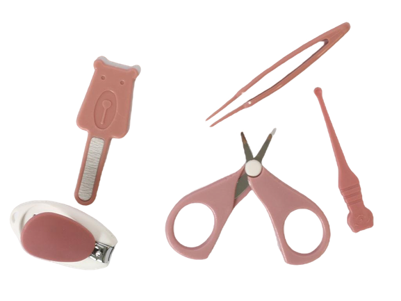 ست ناخن گیر 5 تکه نوزادی مدل قاب دار