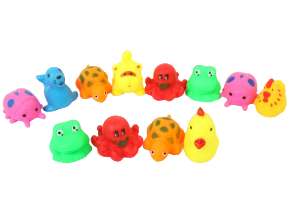 پوپت حمام نوزادی 12 عددی مدل سوتی طرح حیوانات