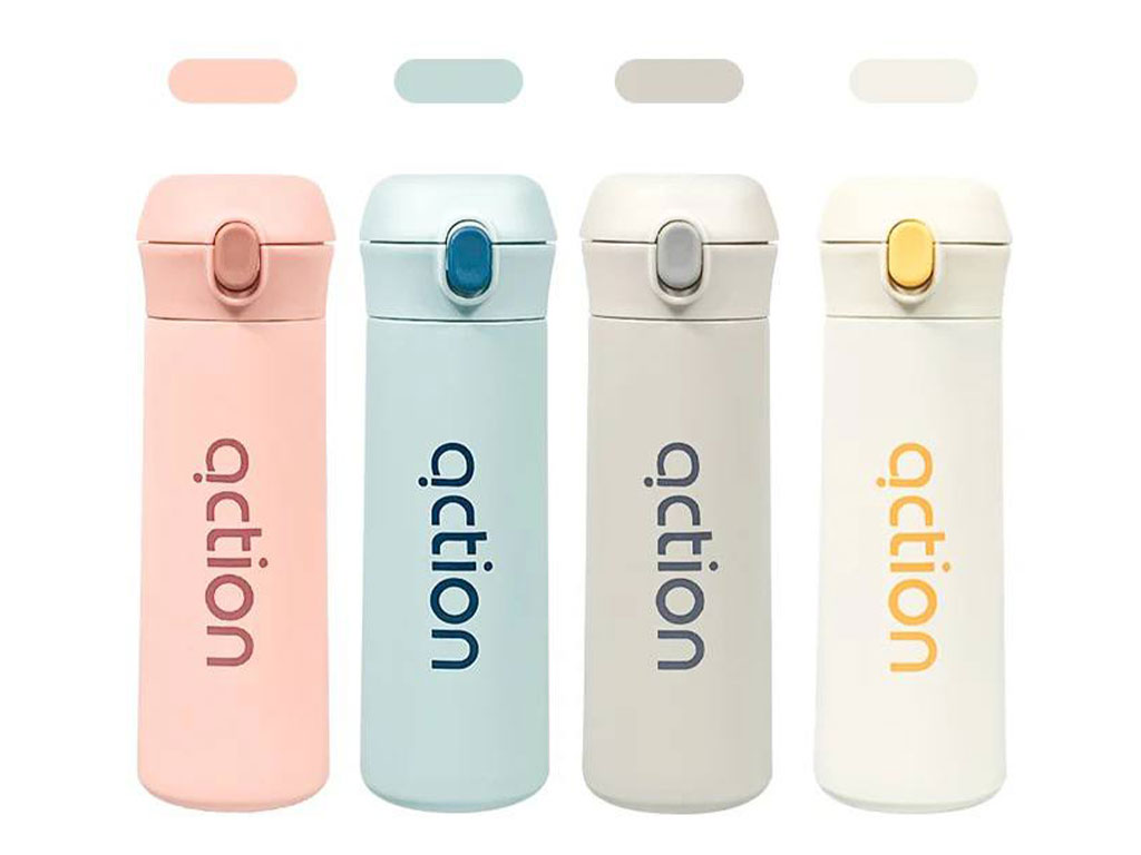 فلاسک استیل نوزاد و کودک (ماگ سفری) مدل دکمه ای 500 میلی لیتر