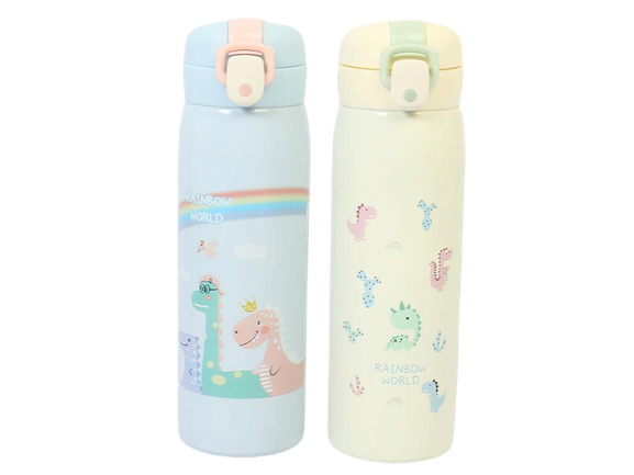 فلاسک استیل نوزاد و کودک مدل دکمه ای 500 میلی لیتر