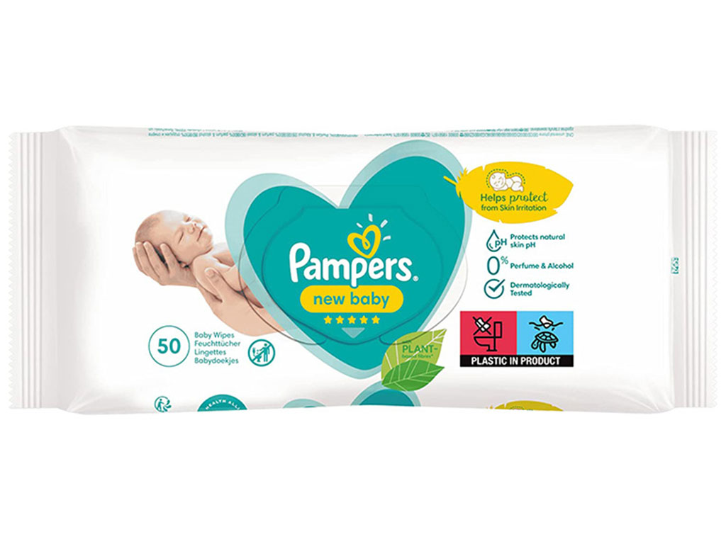 دستمال مرطوب 50 عددی pampers
