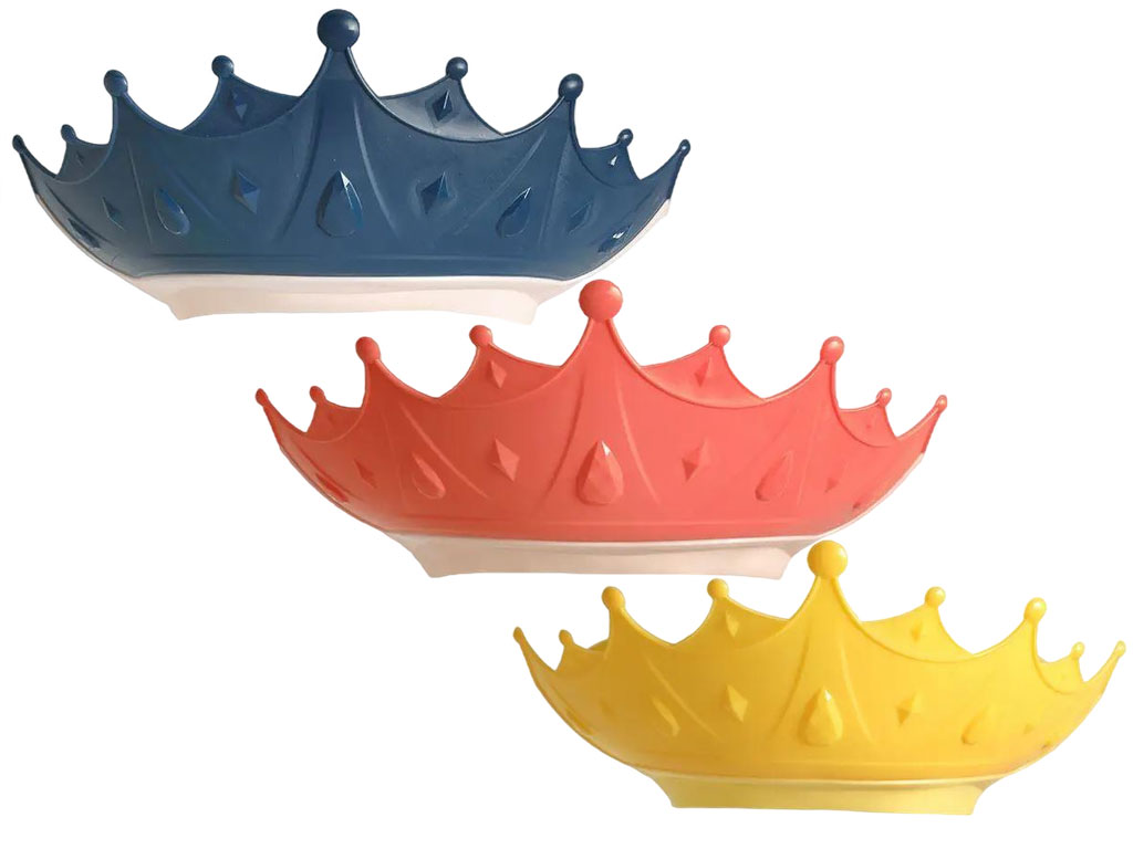 کلاه محافظ حمام نوزاد و کودک طرح تاج