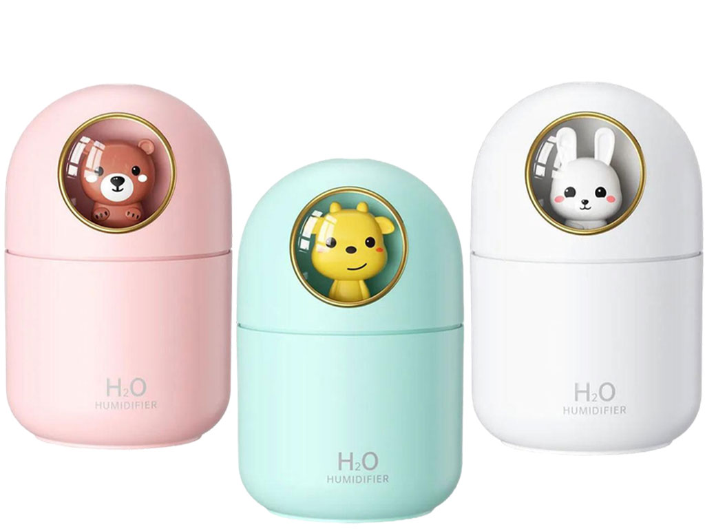 دستگاه بخور سرد عروسکی اتاق نوزاد و کودک دارای چراغ خواب