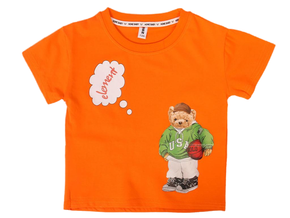 تیشرت پسرانه طرح تدی بسکتبالیست