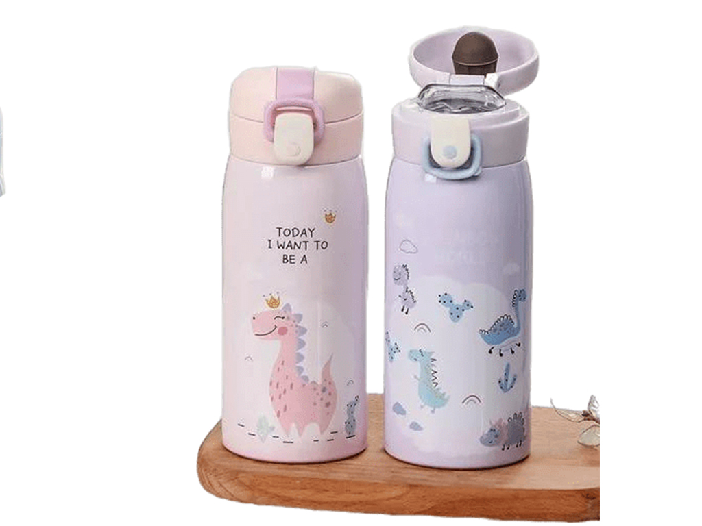 فلاسک استیل نوزاد و کودک مدل دکمه ای 500 میلی لیتر