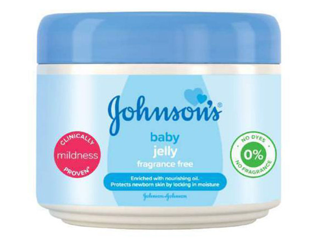 وازلین کودک بدون بو 100 میلی لیتر مدل jelly blue جانسون johnsons