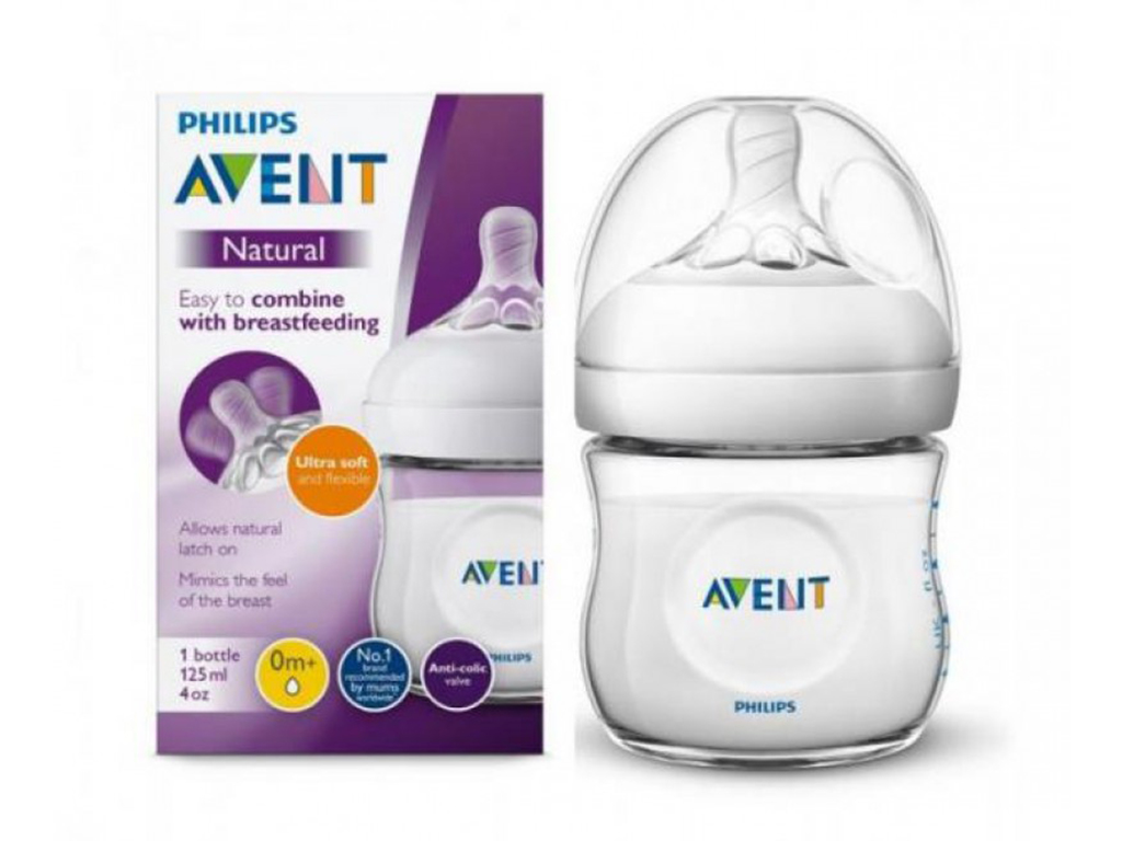شیشه شیر نوزادی 125 میل اونت avent