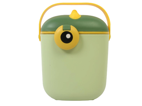 ظرف ذخیره شیر خشک پیمانه دار نوزادی و انبار غذای کودک طرح دایناسور با قابلیت گذاشتن در مایکروویو