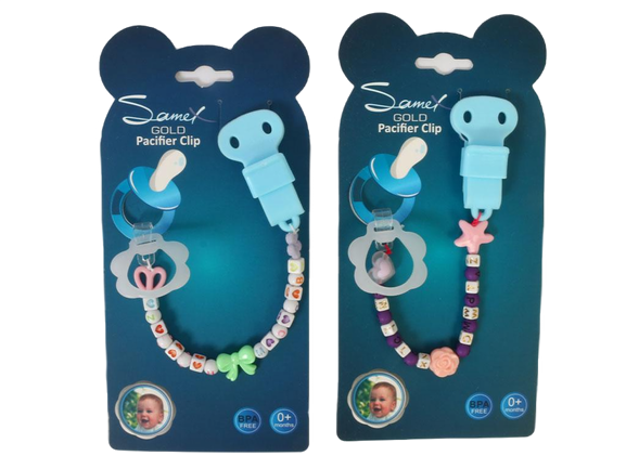 بند پستانک مهره ای نوزادی سامکس samex