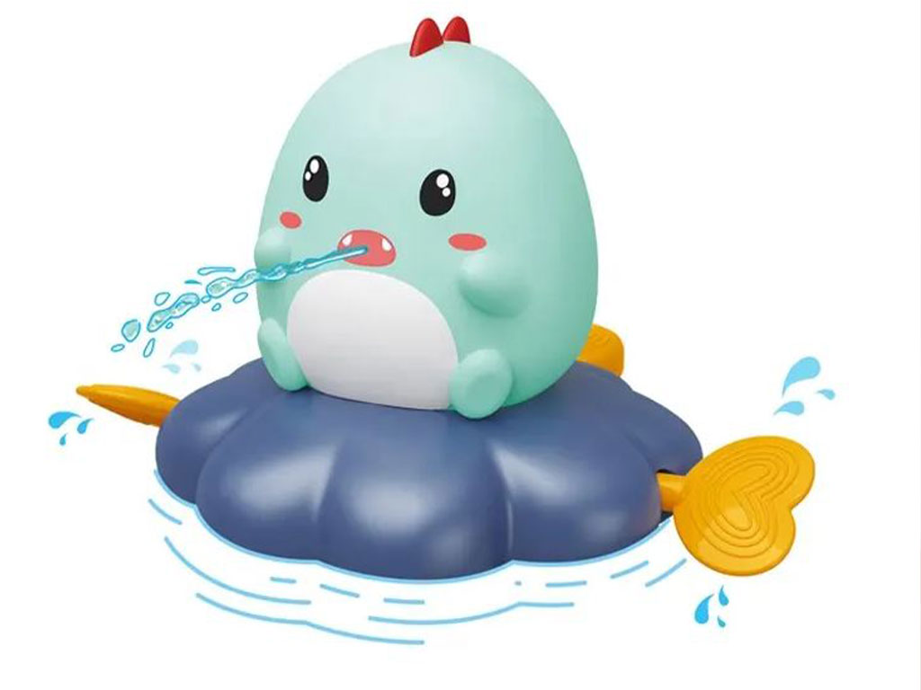 پوپت حمام نوزادی شناگر مدل کوکی نخ کش و آب پران دارای دماسنج برای سنجش دمای آب