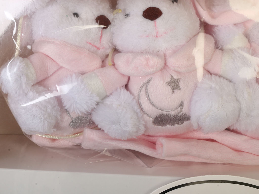 خرید اینترنتی آویز تخت موزیکال نوزادی با عروسک های طرح خرس سانوزی sunozzy
