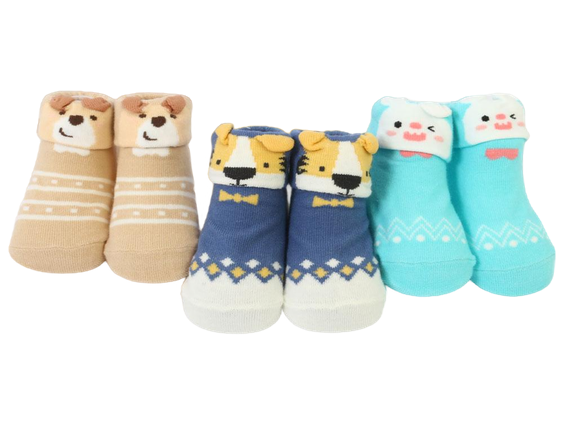 جوراب نوزادی مدل عروسکی