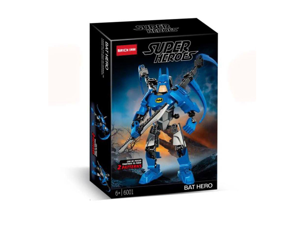 لگو سوپرهیرو طرح بتمن BAT HERO مدل 6001 بریک BRICK