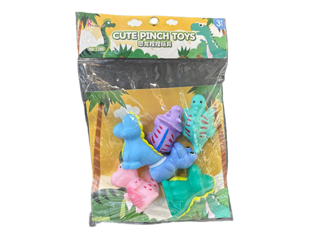 پوپت حمام نوزادی 6 عددی مدل سوتی و آب پران طرح دایناسور