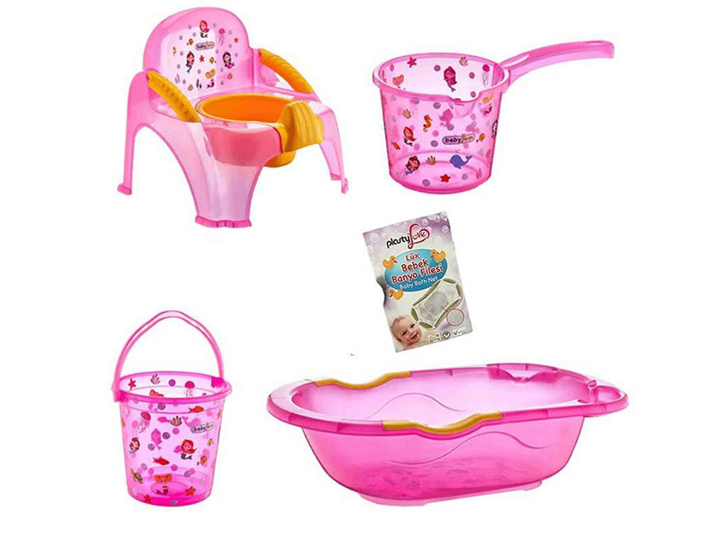 سرویس وان حمام نوزاد و کودک 5 تکه تینی مینی آرت tiny mini art