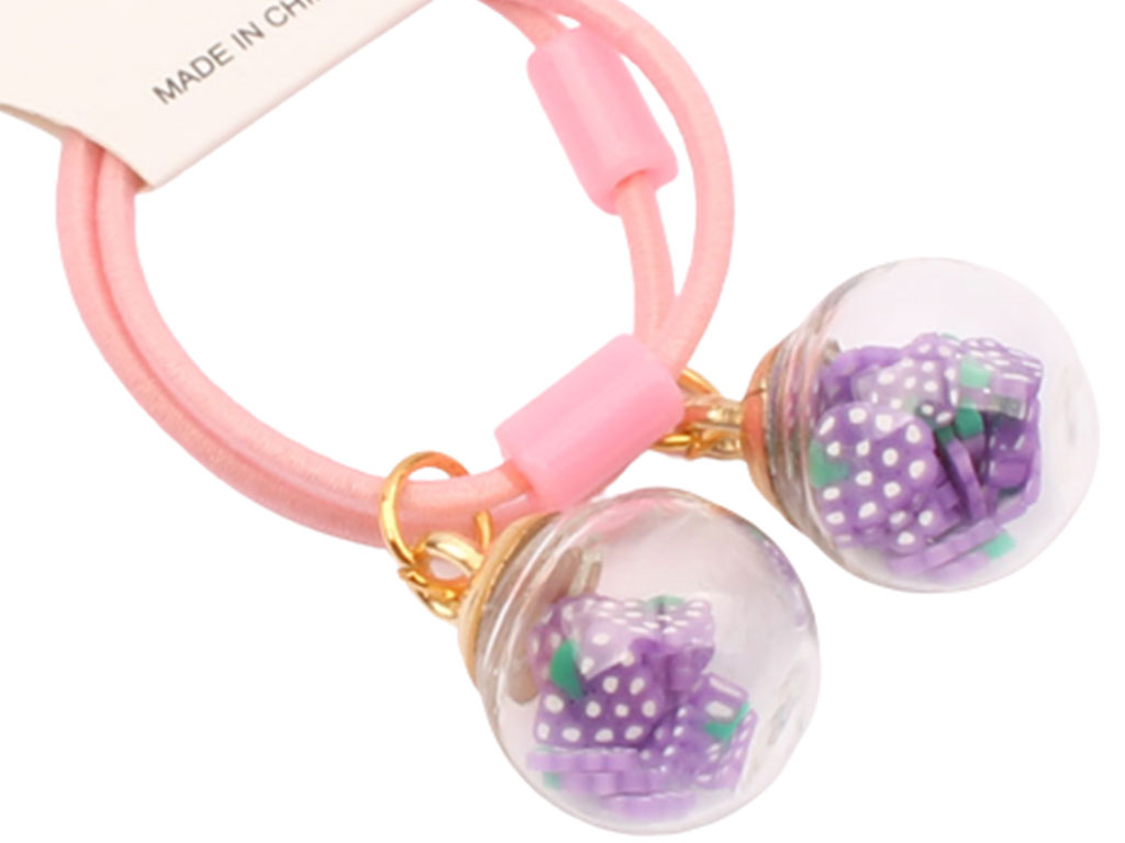 کش سر گوی شیشه ای (2 عددی/طرح میوه)