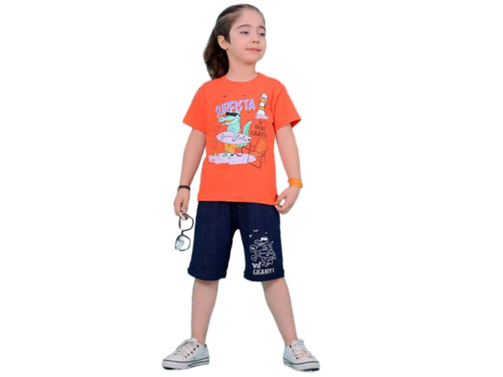 تیشرت و شلوارک راحتی پسرانه کارینا karina