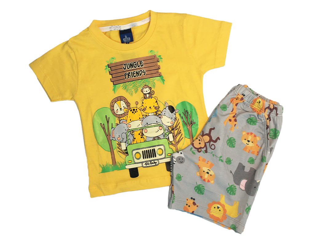 تیشرت و شلوارک راحتی پسرانه کارینا karina