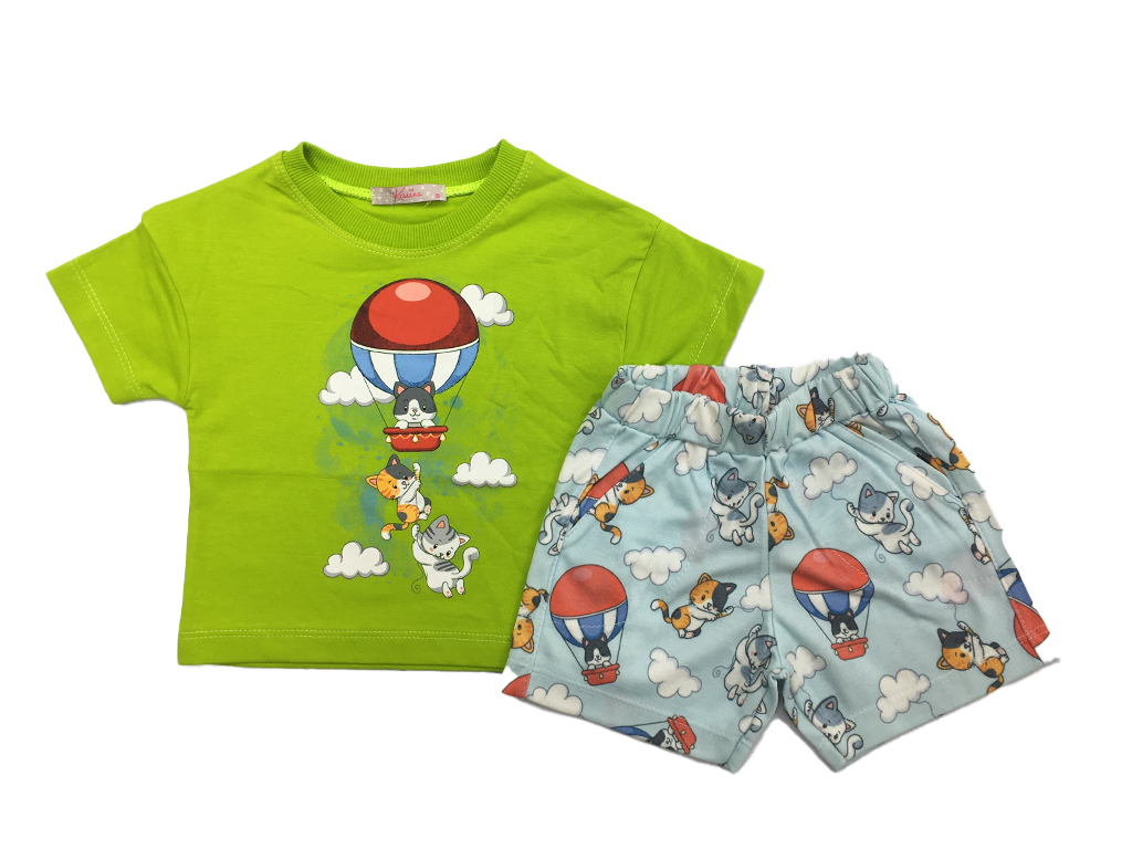 تیشرت و شلوارک راحتی بچه گانه کارینا karina