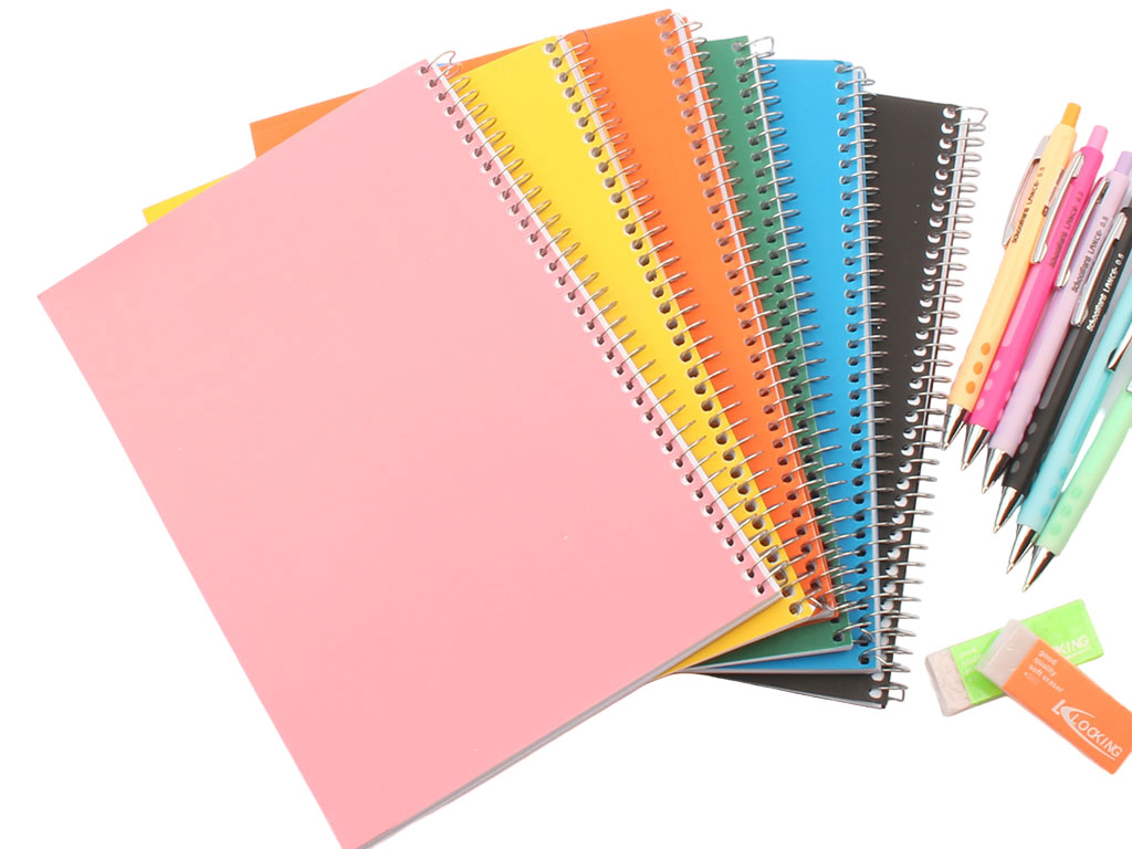 دفتر مشق 80 برگ سیمی جلد طلقی