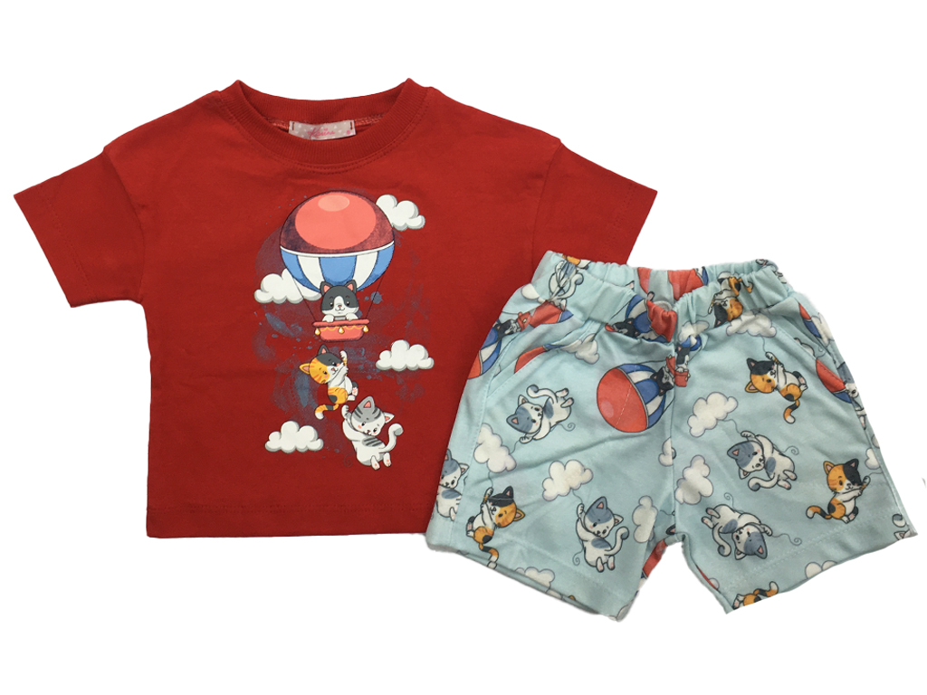 تیشرت و شلوارک راحتی بچه گانه کارینا karina