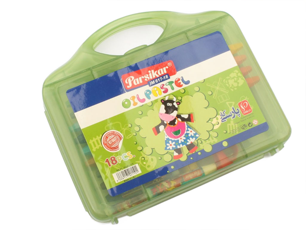پاستل روغنی 18 رنگ پارسی کار
