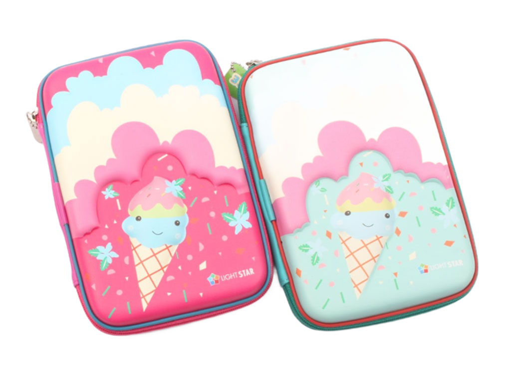 جامدادی کتابی طرح برجسته بستنی قیفی