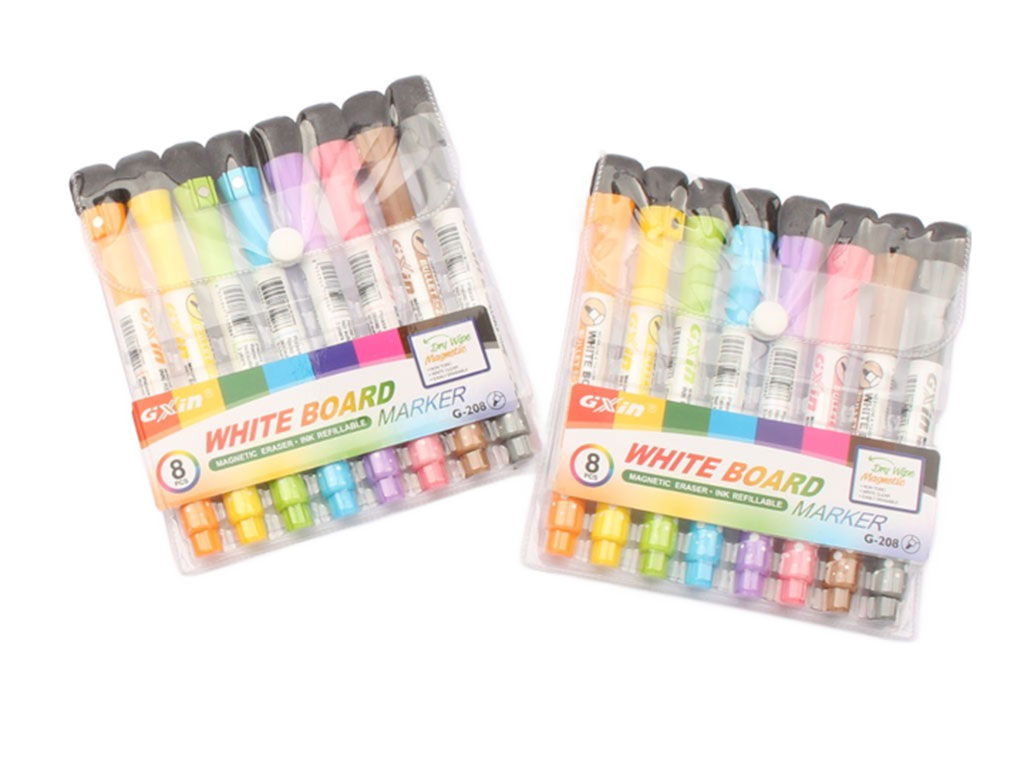 ماژیک وایت برد رنگی (8 عددی)