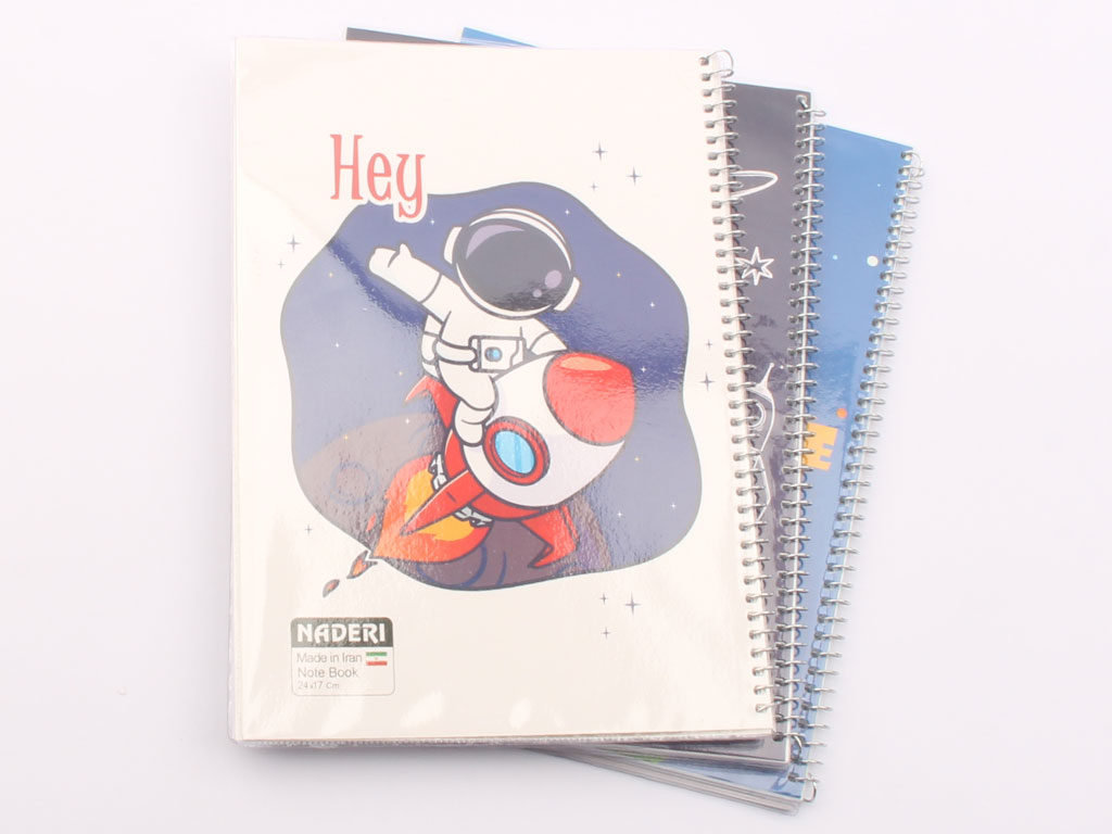 دفتر مشق سیمی 60 برگ سفینه فضایی