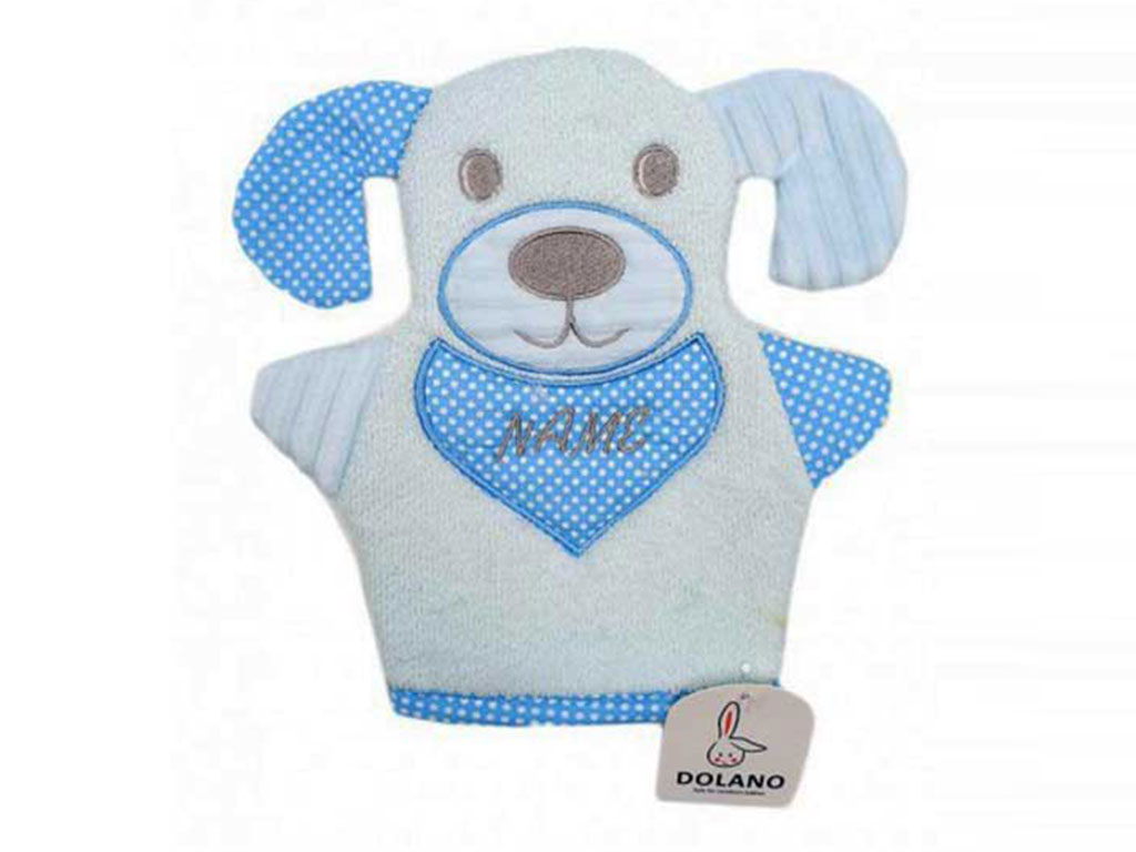 لیف حمام نوزادی پسرانه طرح سگ دولانو dolano