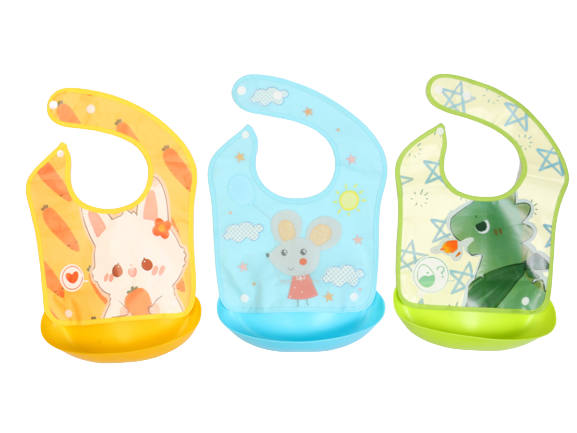 پیشبند کاسه ای دکمه دار نوزادی طرح حیوانات