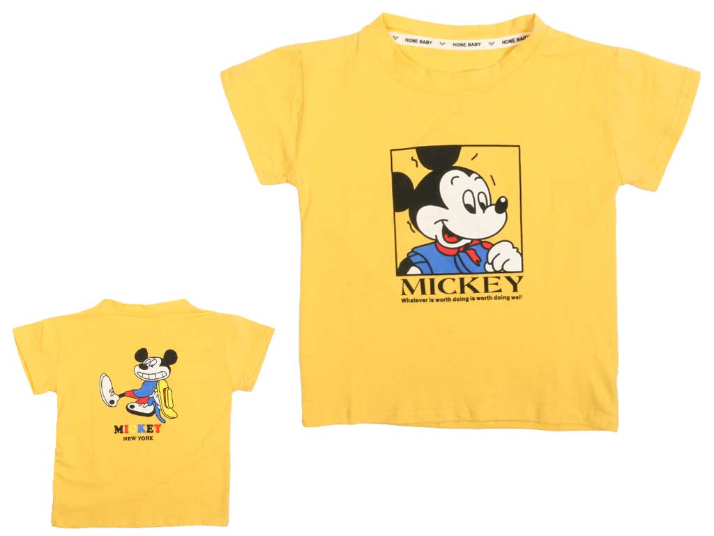 تیشرت پسرانه پشت طرح دار طرح میکی موس برند hone baby