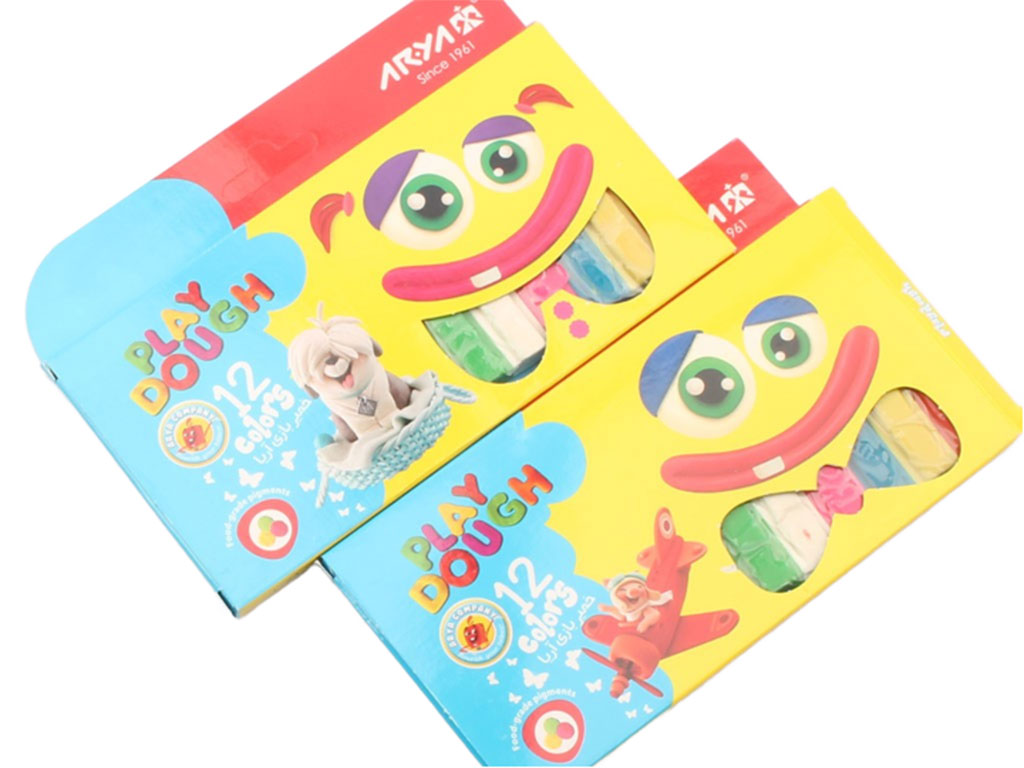 خمیر بازی 12 رنگ آریا