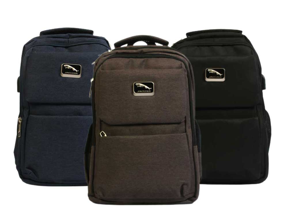 کوله پشتی اسپرت دارای جای یو اس بی و لپ تاپ جگوار JAGUAR