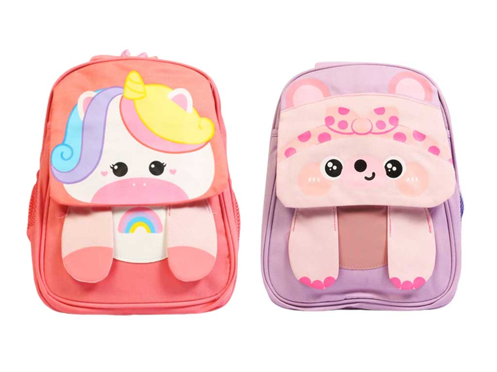 کوله پشتی دخترانه طرح برجسته