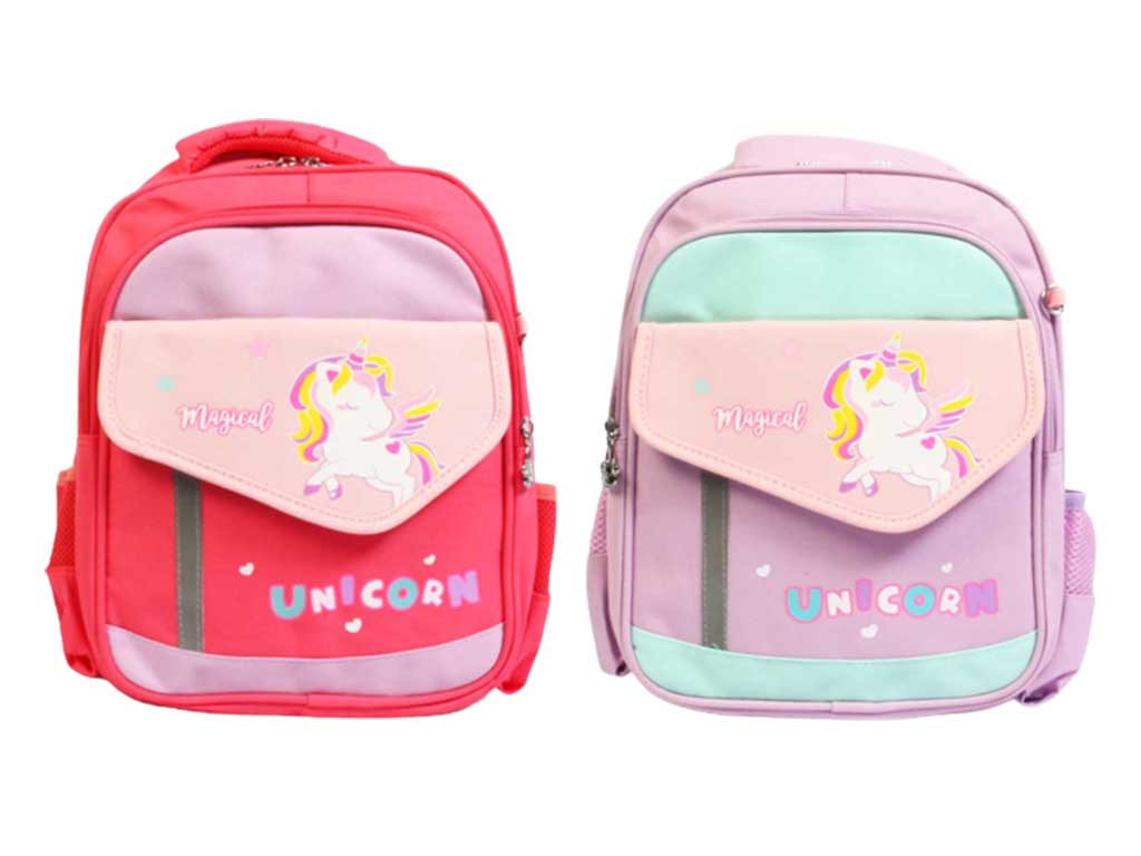 کوله پشتی دخترانه طرح اسب تک شاخ (یونیکورن) Unicorn