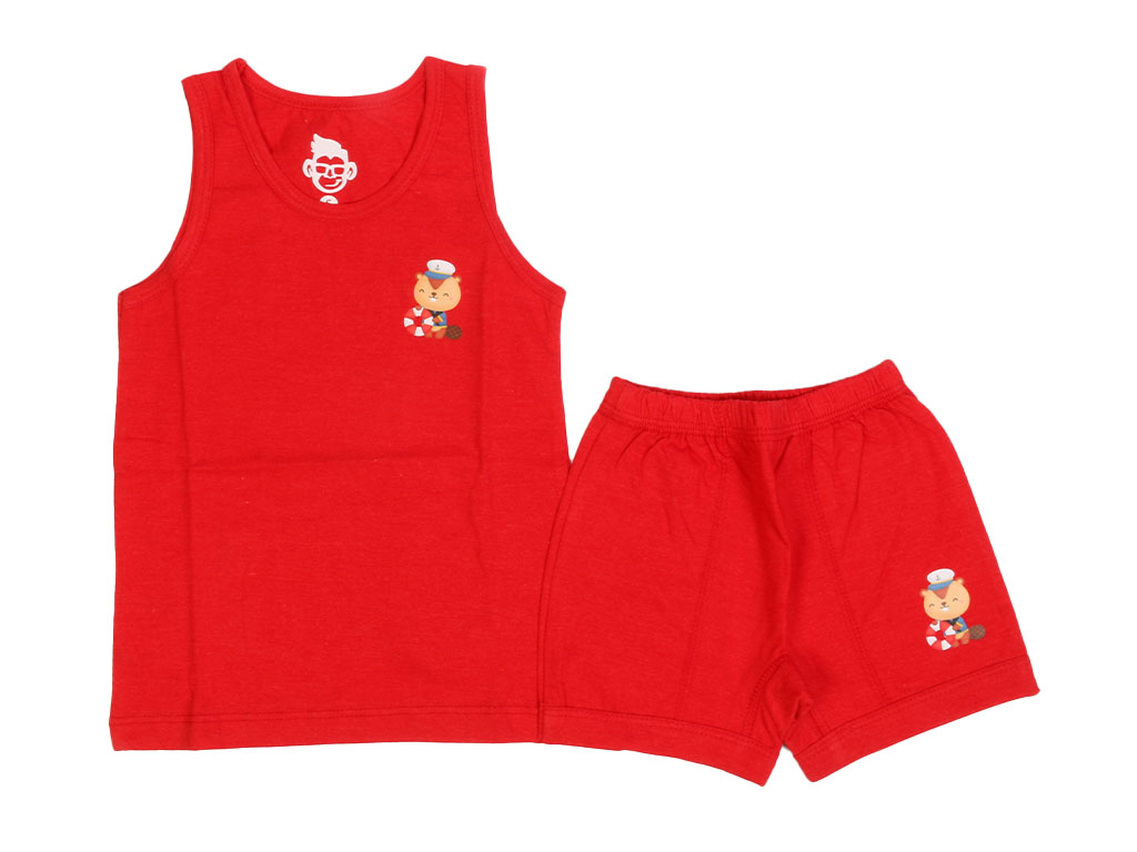 ست زیرپوش و شورت بچه گانه مانکی monkey