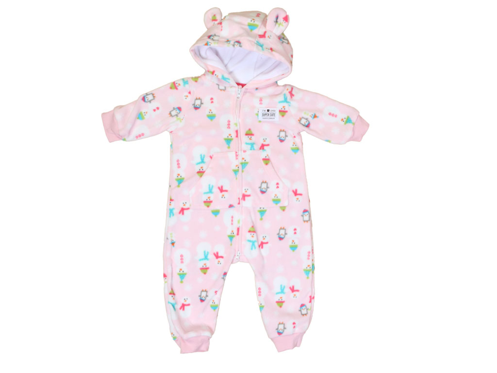 سرهمی کرکی کلاهدار نوزادی دخترانه طرحدار کارترز carters