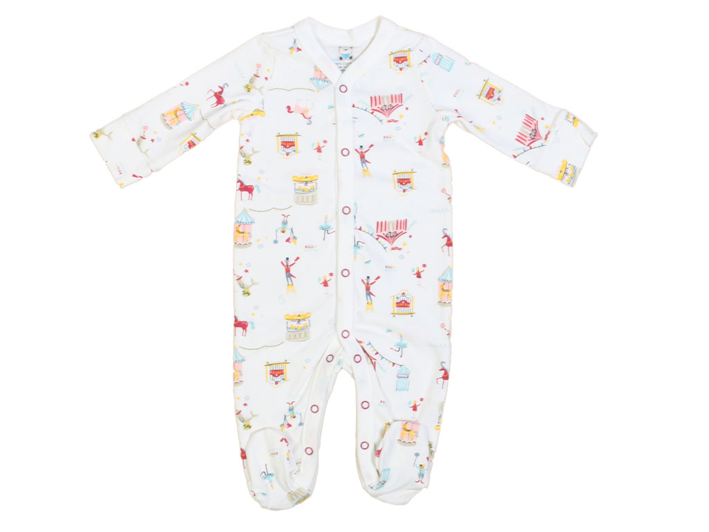 سرهمی جورابدار نوزادی دخترانه طرحدار بیبی فور لایف baby 4 life