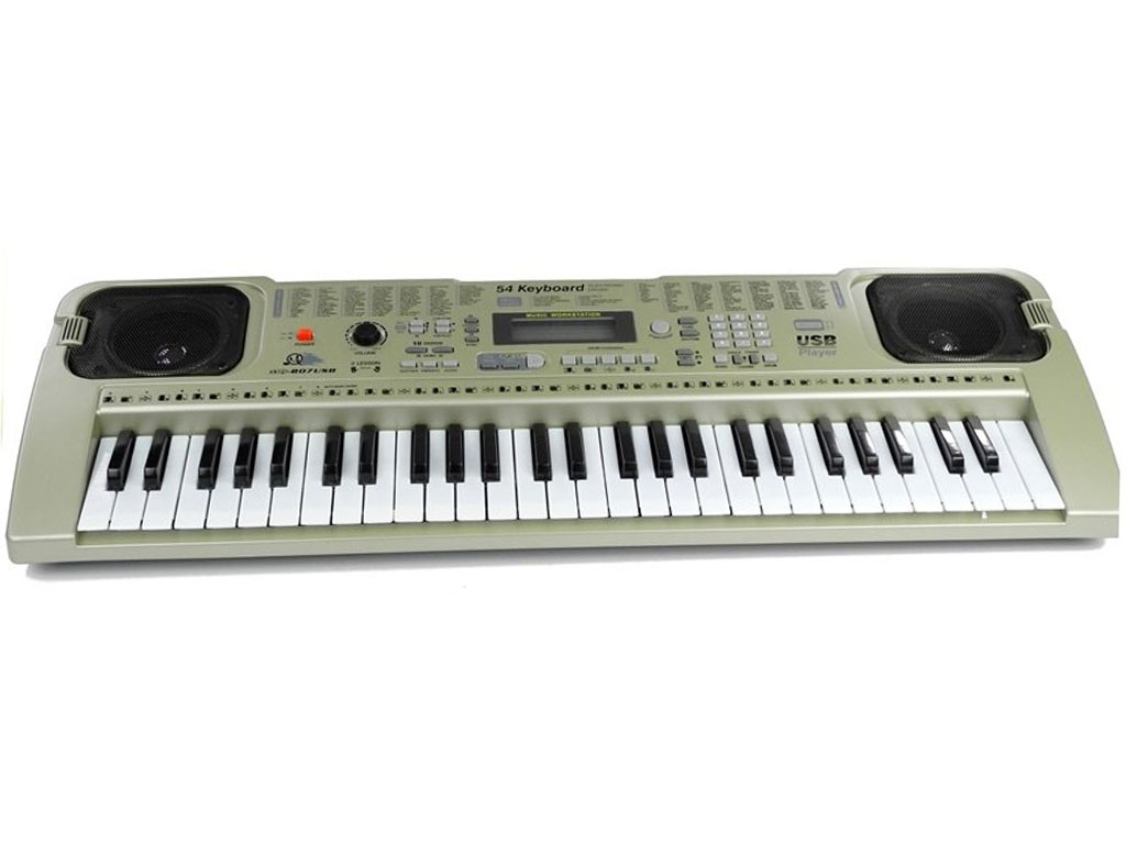 ارگ موزیکال اسباب بازی 54 کلید usb خور مدل MQ-807 USB keyboard همراه با میکروفون
