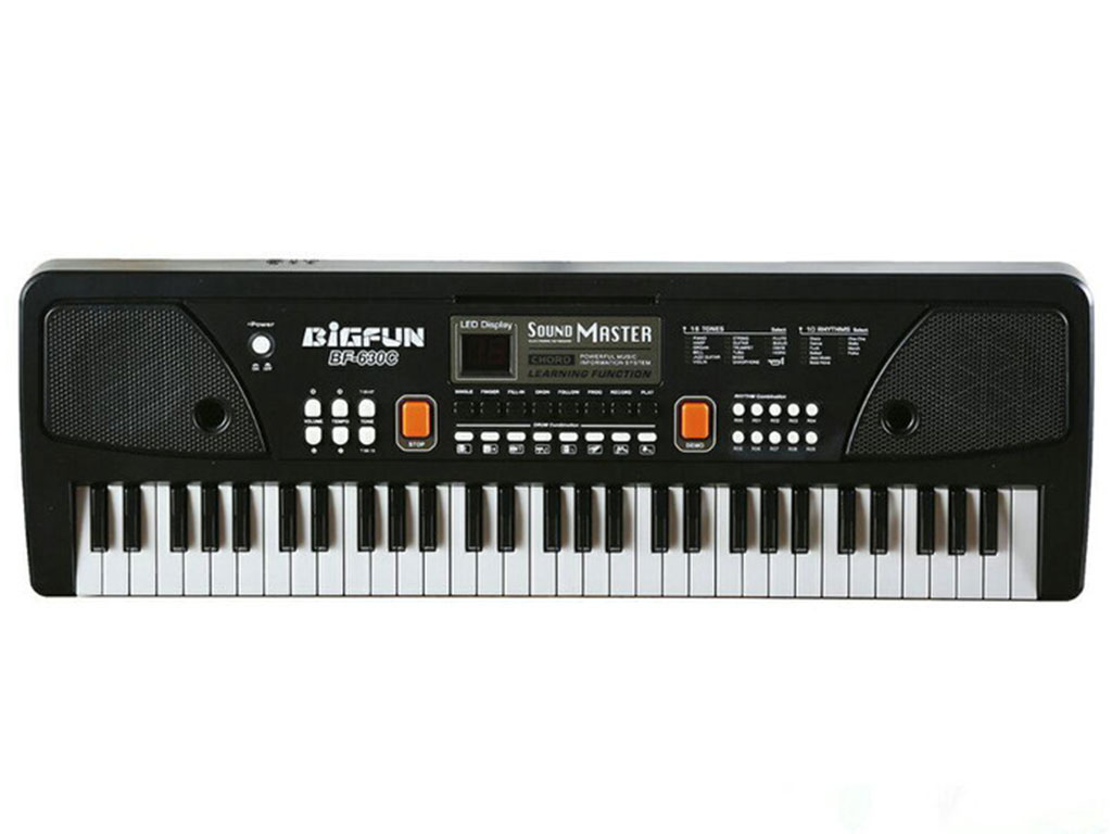 ارگ موزیکال اسباب بازی با 61 کلید همراه با باتری اکسترنال و میکروفون بیگ فان big fun