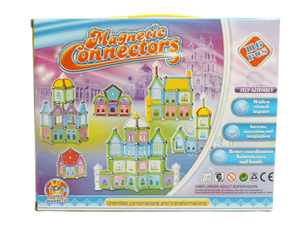 لگو مگ مغناطیسی 116 قطعه طرح قصر