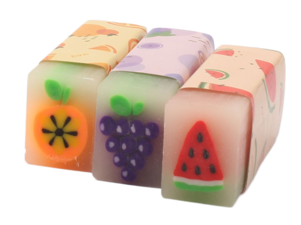 پاک کن ژله ای طرح میوه