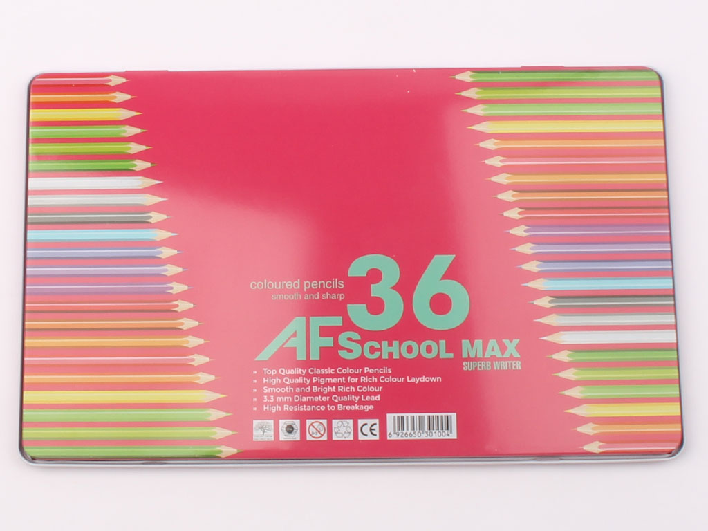 جدیدترین مداد رنگی 36 رنگ جعبه فلزی School Max فروشگاه اینترنتی دلبند